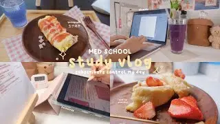 med school study vlog: subscribers control my day, digital workspace decluttering 🥞 ft. Idenati