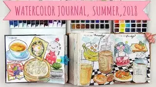 WATERCOLOR JOURNAL TOUR | 3 months journal & sketch tool reviews