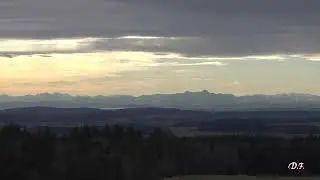 Alpen-Fernsicht - 2025 von der S&uuml;dwest-Alp und der oberen Donau