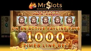Age of Troy slot machine, is based on the land of Troy and the Trojan War