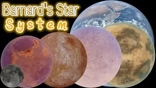 ⭐Barnard's Star🌟✨ system size comparison (2024)