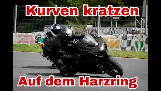 Kurven kratzen auf dem Harzring #racetrack #motorrad