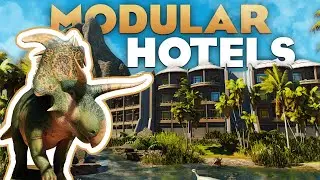 🦖 I MADE a Modular Hotel Set for Jurassic World Evolution 3!
