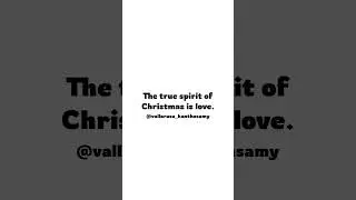 Finding Peace in the Present - The true spirit of Christmas is love.