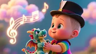 Magical Train Adventure 🚂✨🍼 | Kids Fantasy Song | Learn Safe Travel and Happy Routines
