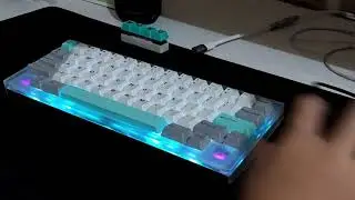 QK60 | Sound Test w/ lubed KTT Rose and Black Cherry Pie