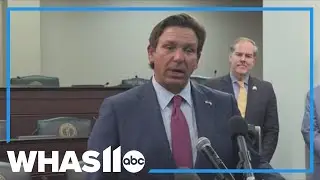 Gov. Ron DeSantis visits Kentucky Capitol to discuss national debt
