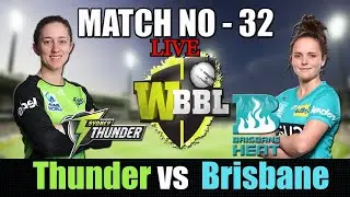 🔴 LIVE : Women's Big Bash League, BRHW vs SYTW LIVE , Brisbane Heat vs Sydney Thunder LIVE
