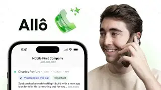 Allo &ndash; AI Second Business Phone (Official Demo)