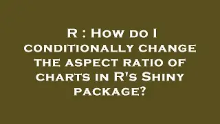 R : How do I conditionally change the aspect ratio of charts in R's Shiny package?