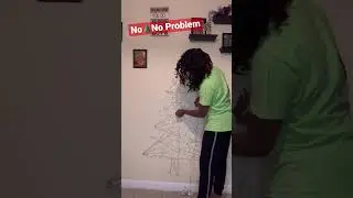 Wall Christmas Tree with Lights