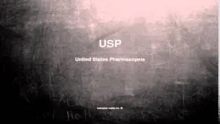 What does USP mean