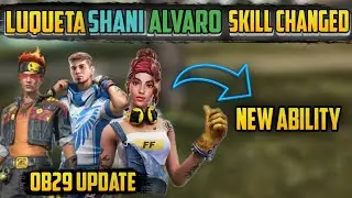 OB29 UPDATE FREE FIRE ALL CHARACTER SKILL CHANGED | OLD VS NEW SKILL | SHANI, LUQUETA SKILL CHANGED