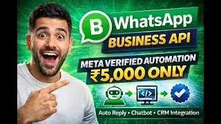 WhatsApp Business API | Meta Verified Automation Workflow @ ₹5,000 | MoonTechPro