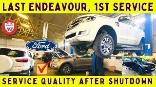 Ford India Service Quality after production end | Endeavour Detailed First Service & Tour (Hindi)