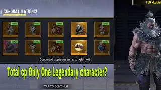 Buying One  Street Fighter Hero Draw CODM | Total CP needed?