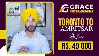 ✈️ Toronto to Amritsar flights at just ₹49,000! 🌏 Lowest fares &ndash; Call now to book your ticket! 📞