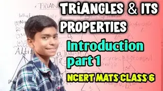 Triangle & Its properties class 6 maths ncert /concept
