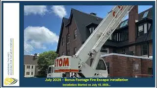 DU Renovation House Tour - July 2025 Bonus Footage (Fire Escape Installation)