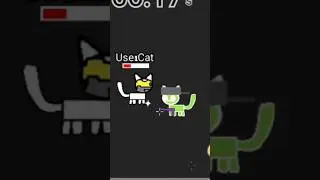 Playing in alien cat mode in the cat sandbox #games #memes #funny #cat