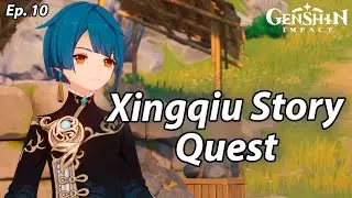 Xingqiu Story Quest | Bookworm Swordsman - All Cutscenes No Commentary EN Dub | Genshin Impact