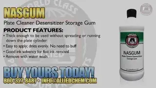 NasGum (Plate Cleaner Desensitizer Storage Gum)