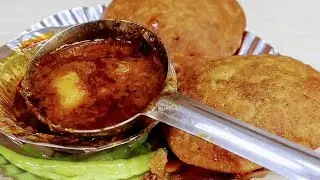 बेड़मी पूरी हलवाई स्टाइल आलू की सब्ज़ी के साथ खाने वाली, Halwai style Stuffed Bedmi Puri Recipe