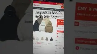 essentials hoodie from kakobuy #haul #reps