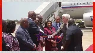 Czech Republican President, Petra Pavel Arrives In Ghana