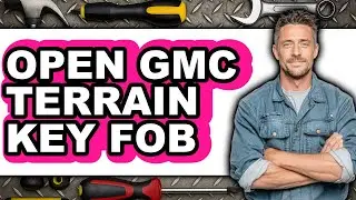 How to Open Gmc Terrain Key Fob (only Way)