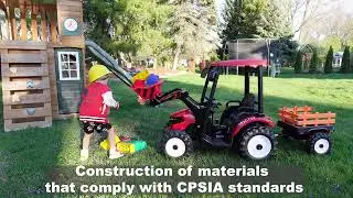 Kidsera 24v ride on tractor
