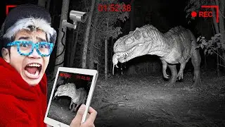 Beneran Nyata TREX Gigas di kamera CCTV Hutan yg dipasang demi keselamatan Ternak! Dia Nyerang Kita!