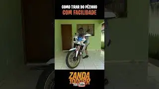HONDA AFRICA TWIN ADVENTURE SPORTS COMO TIRAR DO PEZINHO COM FACILIDADE