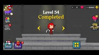 Red Stickman Adventurous Gameplay-(51-57 levels) All levels