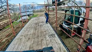 Turning A Flatbed Into A Cow Hauler?!?