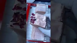 Natural Rose Soap 100% Coconut oil Cold Process Soap 10 weeks to cure jnaturalz.com