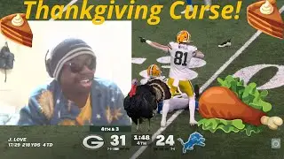 Lions Thanksgiving Curse Continues Again HA! NFL Green Bay Packers Vs Detroit Lions Week 13 Reaction
