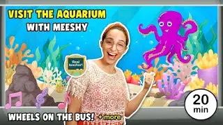 Learn Sea Animals with Meeshy | Sing-a-Long, Learn Ocean Animals | Educational Videos for Toddlers