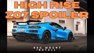 Установка спойлера Z07 High rise от RSC