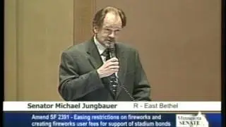 Jungbauer Fireworks Amendment to fund Stadium