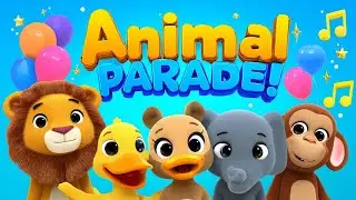 Animal Parade! &ndash; Fun Animal Song for Kids | Learn Animal Sounds | Wawa Kids Music