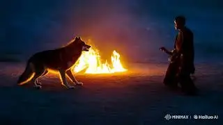 Artificial intelligence production phase and tools for testing #wolf#hailuoai #ideogram #short #fire