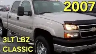 2007 CHEVROLET K2500 3LT CREW CLASSIC LBZ DURAMAX DIESEL WALKAROUND REVIEW SOLD! 7433