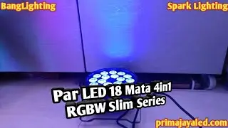 Par LED 18 Mata 4in1 RGBW Slim Series