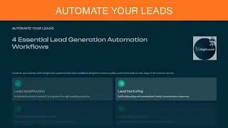 GoHighLevel Lead Nurturing Workflows | Email, SMS & Conversation AI Showcase