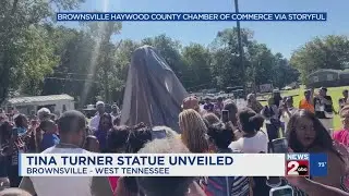 Statue of rock n&rsquo; roll queen Tina Turner unveiled in Tennessee community where she grew up