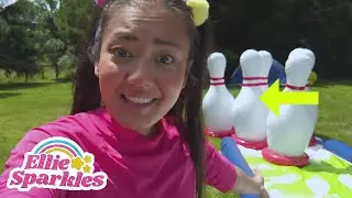 Элли и Джимми отправляются в боулинг на Slip Slide! | Ellie Sparkles World - WildBrain | Серии в ...