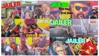 jailer movie first day first | fans celebration jailer movie full video  #jailer #jailermovie