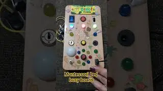 Montessori  led busy board#Busy board toy# Bachhon ko busy karne ka best toy