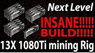 Прямой эфир № 42 INSANE 13x 1080Ti Сборка горнодобывающей установки | Биткойн-хардфорк, что теперь?